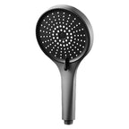 Plastic Hand Shower Round Handheld Showerhead with Self-Cleaning
