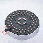 Round Small Upper Shower Head Wall Mount Adjustable Shower Head