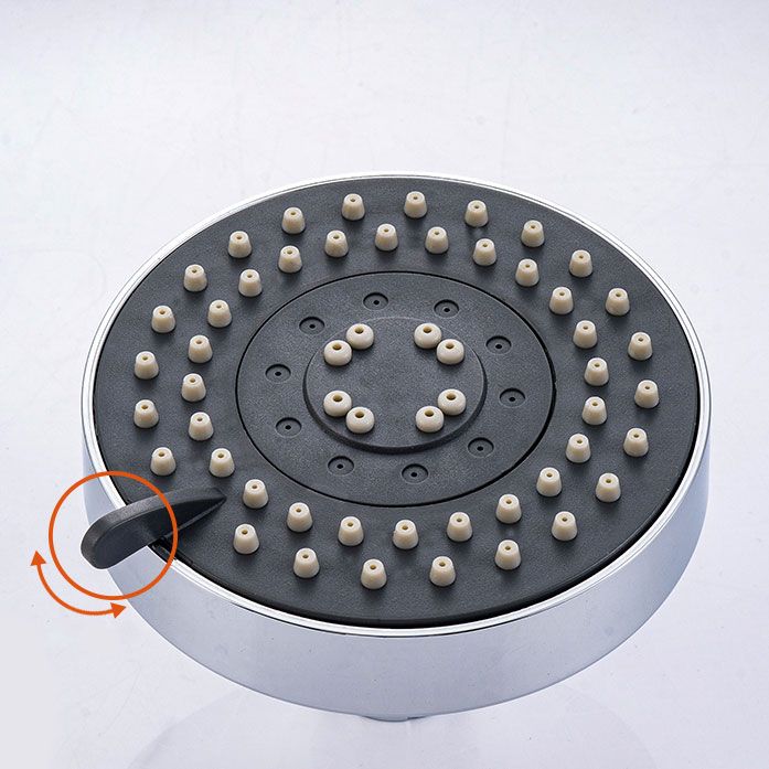 Round Small Upper Shower Head Wall Mount Adjustable Shower Head