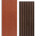 Outdoor Wood Decking Waterproof Striped Pattern Floorboard