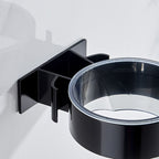 Modern Bathroom Accessories Set Towel Holder Black Soap Dish Bath Accessories Set