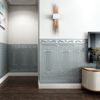 Glam Style Wall Cladding Living Room Peel and Stick 3D Embossed Waterproof Wall Cladding