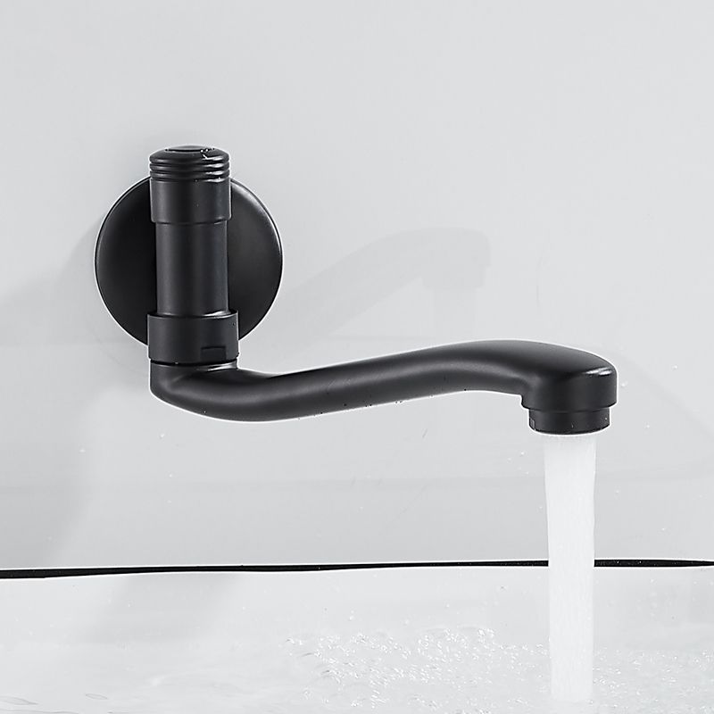 Shower Bath Filler Wall Mount Copper Low Arc Knob Handle Bathtub Faucet Trim