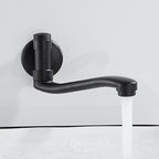 Shower Bath Filler Wall Mount Copper Low Arc Knob Handle Bathtub Faucet Trim