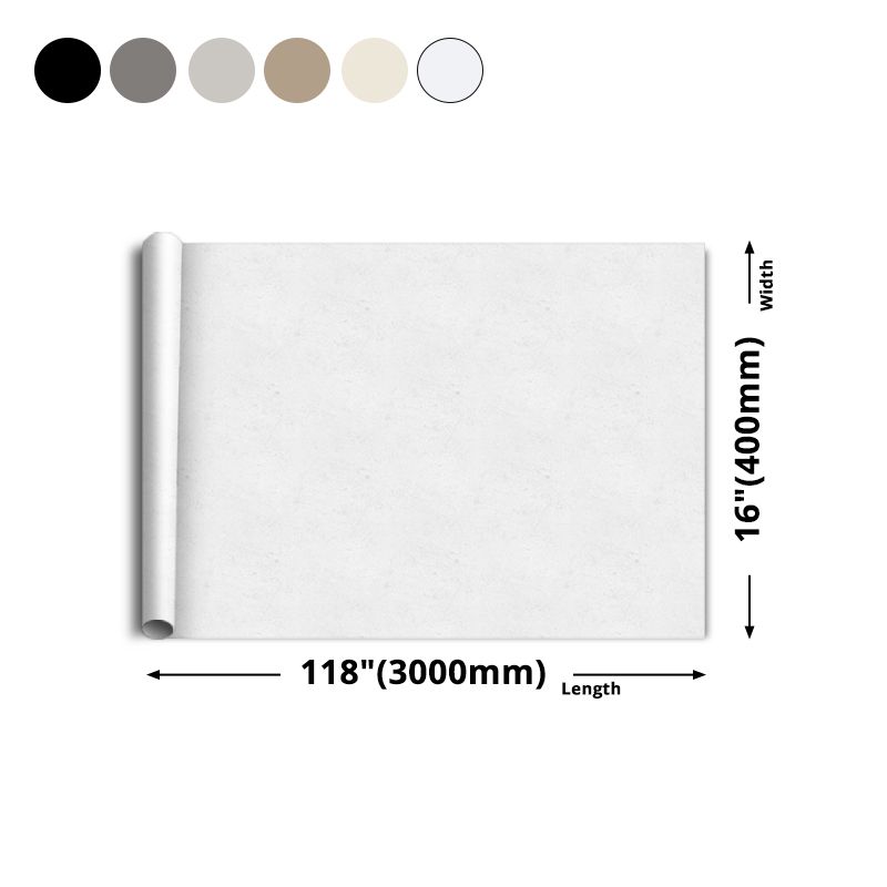 Modern Peel-and-Stick Wall Tile PVC Wallpaper for Kitchen and Bathroom