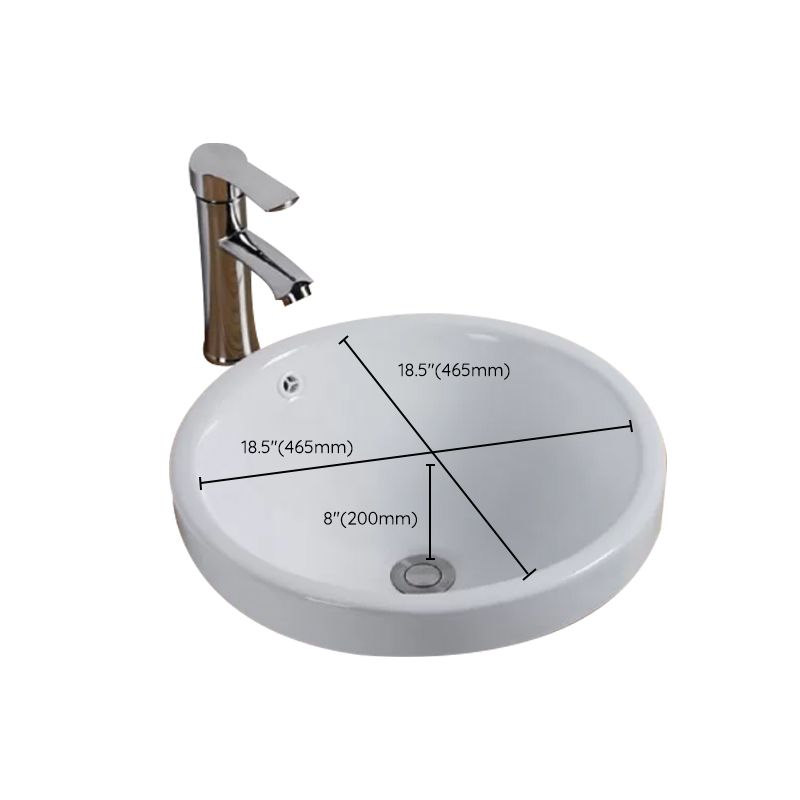 Contemporary oval wash stand ceramic metal undercounter basin