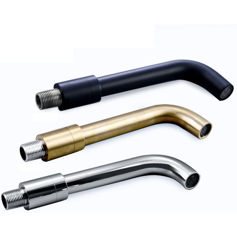 Industrial bathroom faucet brass lever handles 2-hole faucets wall-mounted faucet