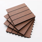 Floor Bullnose Click Lock Wire Brushed Wood Tiles