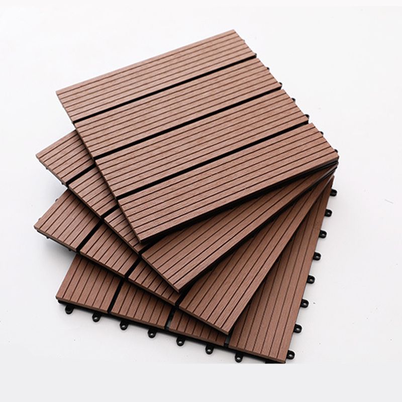 Floor Bullnose Click Lock Wire Brushed Wood Tiles