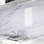 23.6" Rectangular Single Plate PVC Peel and Stick Tile for the Kitchen