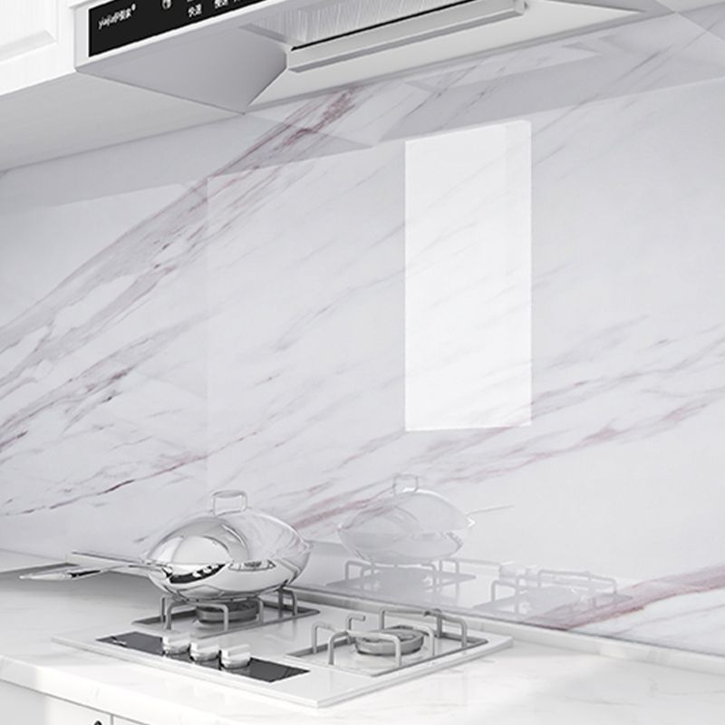 23.6" Rectangular Single Plate PVC Peel and Stick Tile for the Kitchen