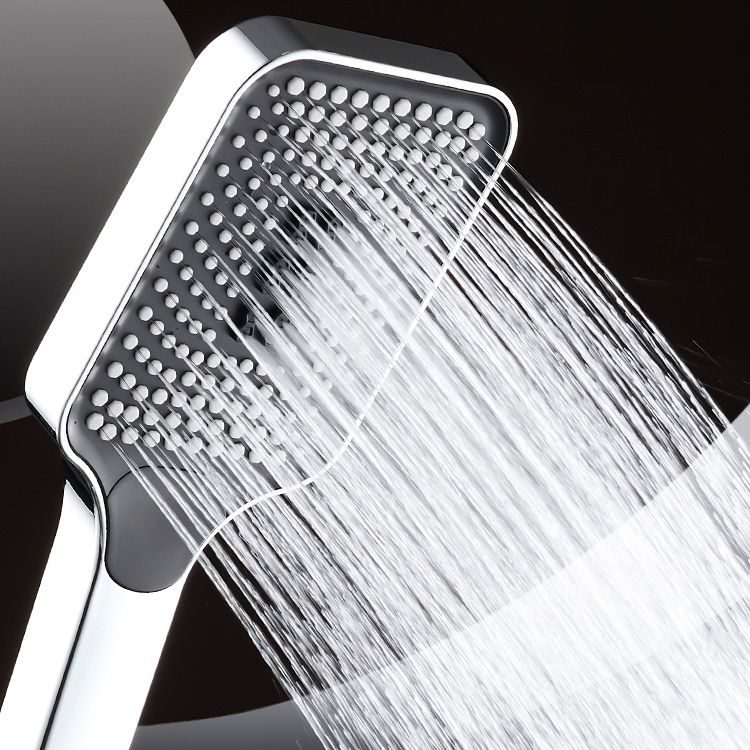 Modern Hand Shower Head Square Three-Stage Drop Resistance Spray Head