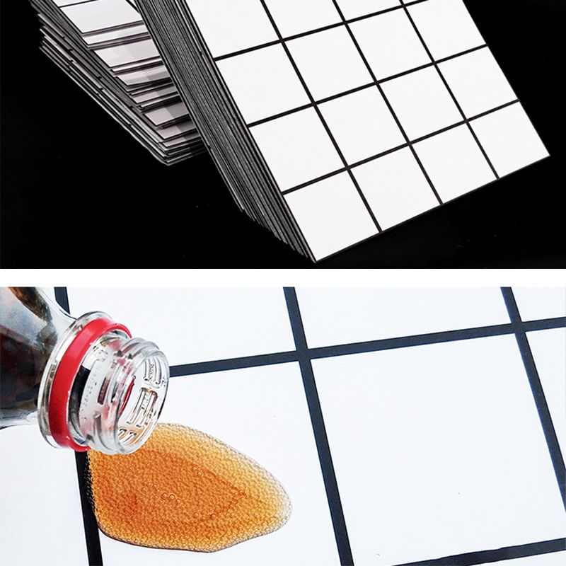 Waterproof Peel & Stick Mosaic Tiles PVC Mosaic Tiles Wallpaper