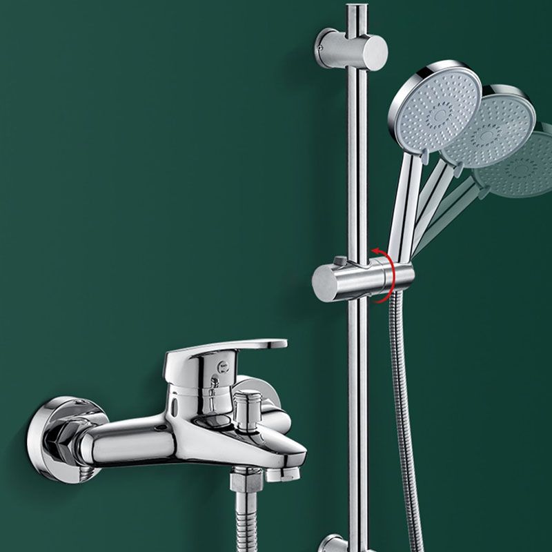 Rainfall Handheld Shower High Flow 3 Spray Patterns Wall Mounted Showerhead