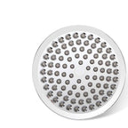 Modern Standard Shower Set Double Round Metal Adjustable Spray Pattern Shower Head