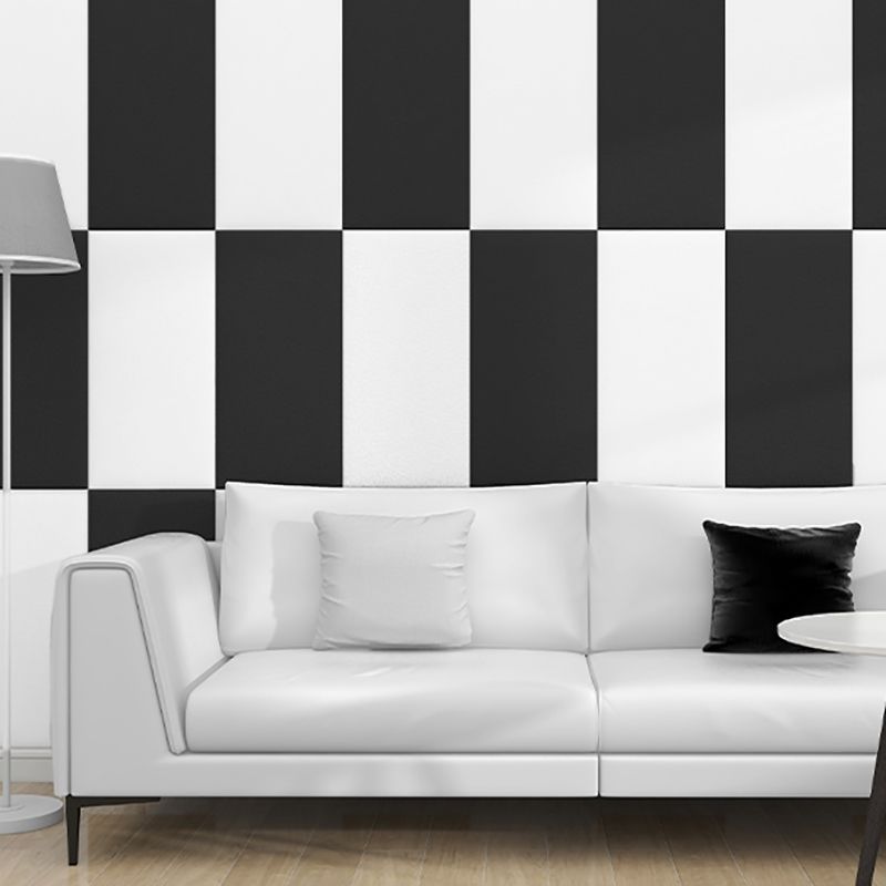 Modern Style Wall Paneling Peel and Stick Wall Paneling with Padding