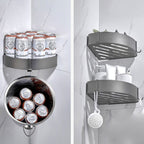 Modern Chrome Bathroom Accessories Set Aluminum Bathroom Fittings Set