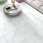 Home Vinyl flooring Peel and Stick Marble look square PVC floor coverings for the living room