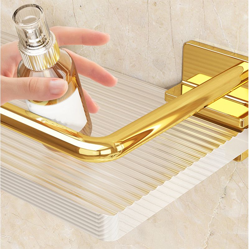 Modern Silver/Gold Bathroom Hardware Set Bathroom Shelf Bathroom Set