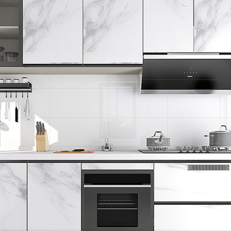 Modern Style Wallpaper Kitchen Peel and Stick Single Tile Backsplash