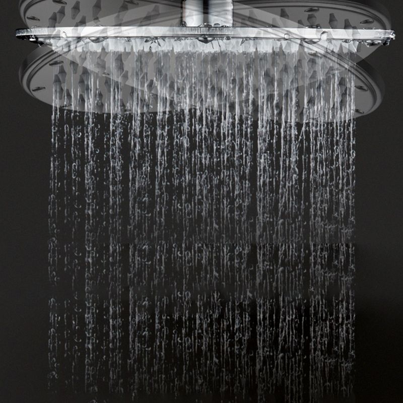 Contemporary Shower Head Combination Polished Stainless Steel Ceiling Mounted Shower Head