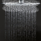 Contemporary Shower Head Combination Polished Stainless Steel Ceiling Mounted Shower Head