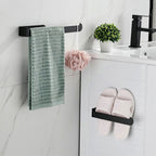 Aluminum Alloy Bathroom Set 4-Piece Modern Style Bathroom Hardware Set
