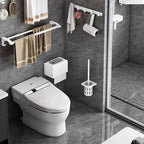 Modern White Bathroom Hardware Set Towel Rack Bath Shelf Bathroom Hardware Set