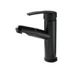 Pull-out simple bathroom sink tap 1 hole single lever faucet