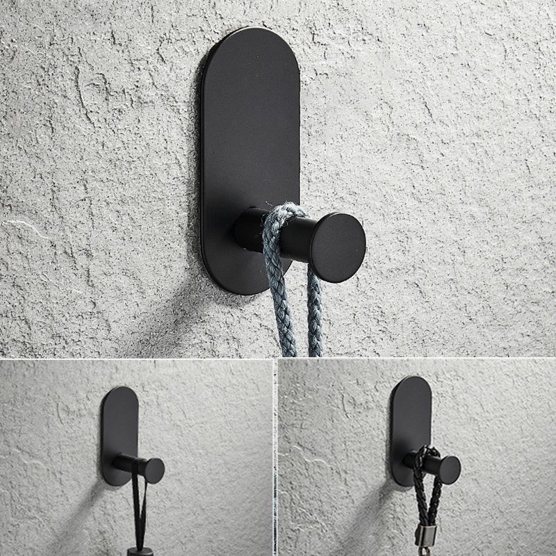 4-piece traditional bathroom hardware set with towel ring/paper holder & bath towel hook