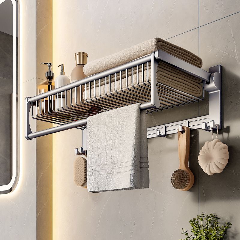 Modern Gray Bathroom Set Paper Holder Bathroom Shelf Bathroom Hardware Set