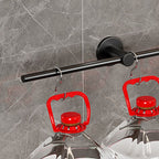 2-piece modern bathroom accessory set towel bar made of stainless steel