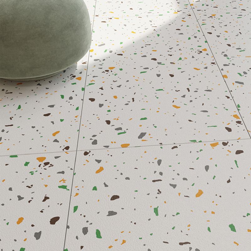 Peel and Stick Vinyl Floor Low Gloss Vinyl Floor with Marble Look