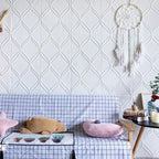 Contemporary waterproof wall planks striped brick bedroom wall panels