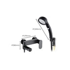Modern Wall-Mounted Bathtub Faucet Trim Metal Single-Lever Bathtub Faucet Trim