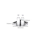 Modern Bathroom Hardware Set Silver Bathroom Shelf Bathroom Hardware Set