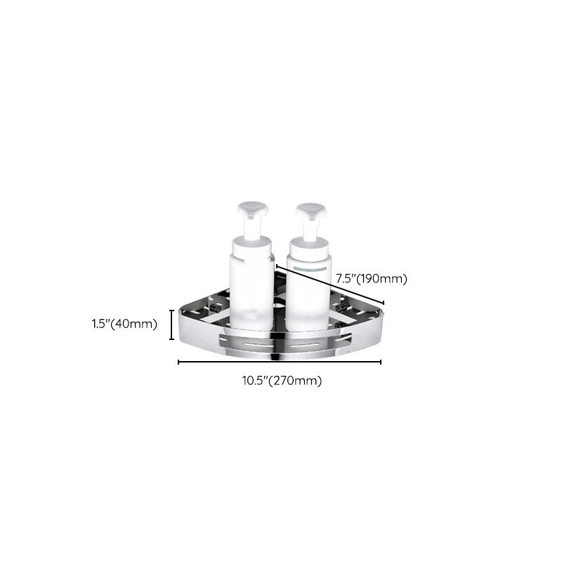 Modern Bathroom Hardware Set Silver Bathroom Shelf Bathroom Hardware Set