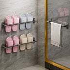 Metal Bathroom Accessories Set Drill and Screw Installation Bathroom Accessories Kit