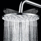 Metal Shower Head Combo Contemporary Round Fixed Shower Head for the Bathroom