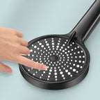 Contemporary Round Shower Head Pure Color Handheld Shower