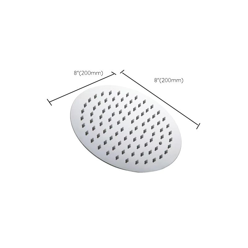 Stainless Steel Showerhead Combo Modern Fixed Showerhead for the Bathroom