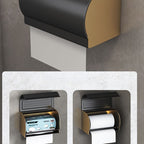 Black & Brass Bathroom Set Modern Style Bathroom Accessories As Individual Piece Or As Set