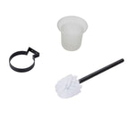 Modern Bathroom Accessory Set Matte Black/Grey Bathroom Shelf/Towel Holder & Paper Holder