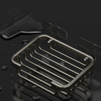 Modern Bathroom Accessory Set Shelf Black/Silver/Grey Bathroom Accessories Set