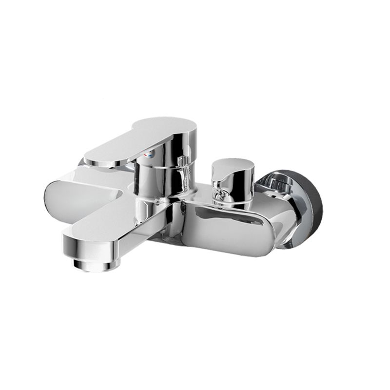 Popular Wall-Mounted Bathtub Faucet Fixed Lever Handle Bathtub Filler Trim