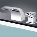 Modern Brass Roman Bathtub Faucet Waterfall Spout Bathtub Faucet