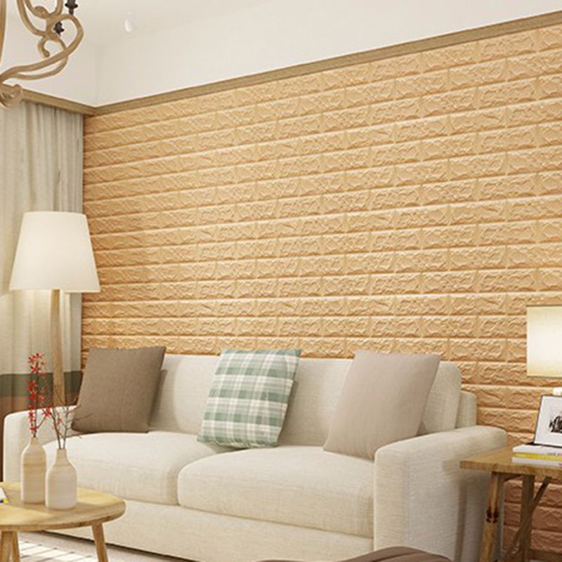3D-embossed wall panels Color Waterproof Foam Interior wall tile