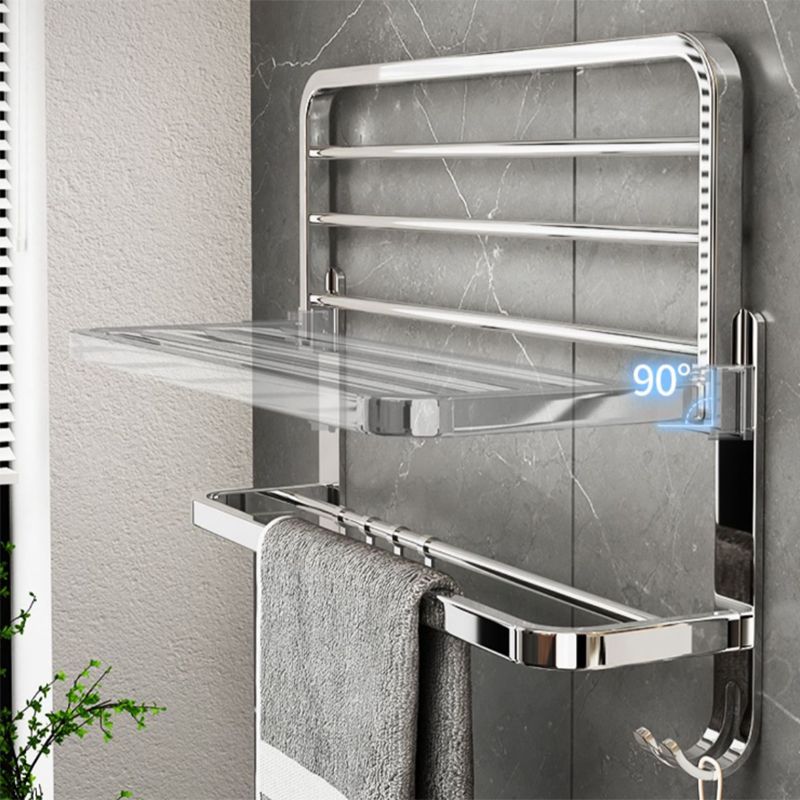 Contemporary Chrome Bathroom Hardware Set Polished Chrome Bathroom Set Made of Stainless Steel