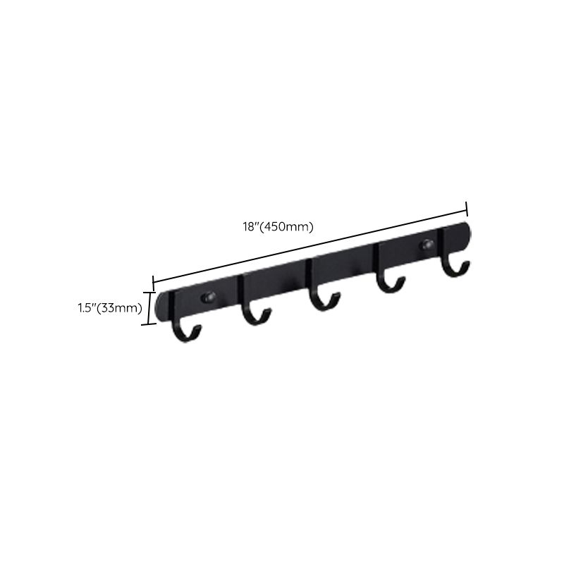 Modern Bathroom Accessories Black Paper Holder Bathroom Shelf Bathroom Accessory Set