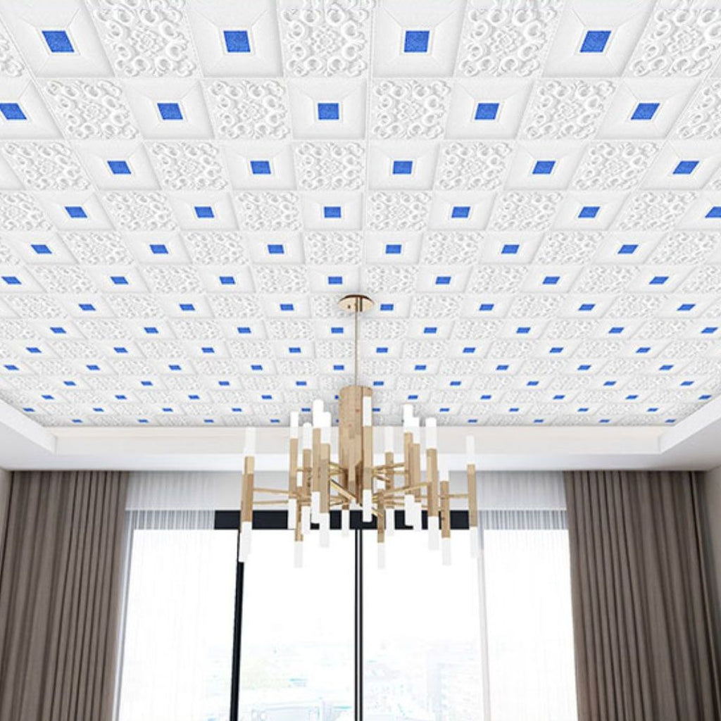 Modern Tin Back Wall Covering Smooth Wall Ceiling XPE Cotton Set of 1